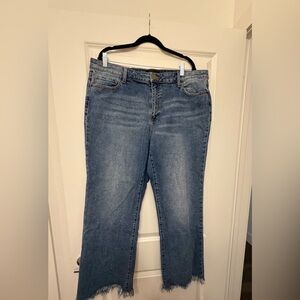 Fashion Nova Blue Straight Leg Jeans